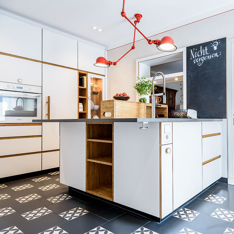 Liebevolle Küchenplanung im Altbau