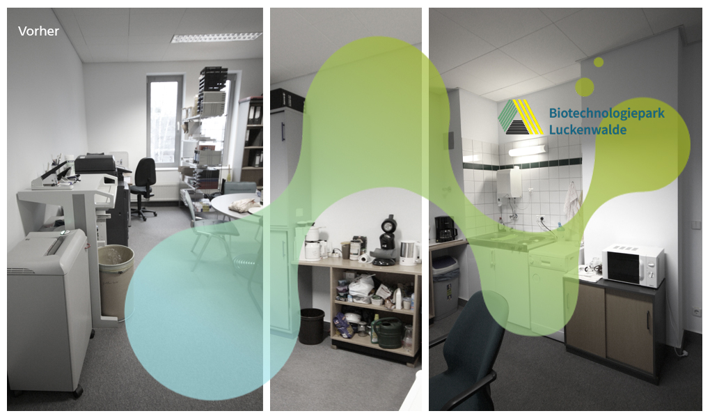 Vorher-Bild vom Raum zum Austausch, gestaltet von Innenarchitekten Berlin