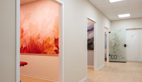 Flur in der Praxis nach Umbau