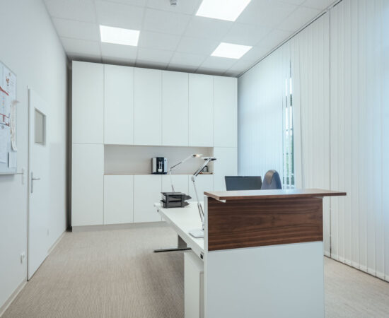 Sekräteriat, Büro der Sekträterin, geplant von raumdeuter, Innenarchitekt in Berlin