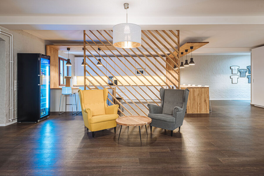 Besprechungslounge in Teeküche