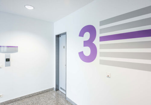 Wegeleitsystem, geplant von raumdeuter, Innenarchitekt in Berlin