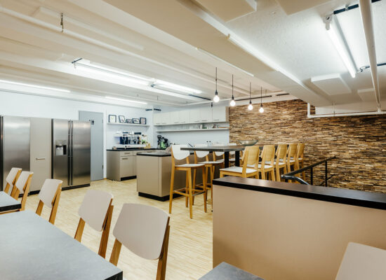 Blick in die Cafeteria